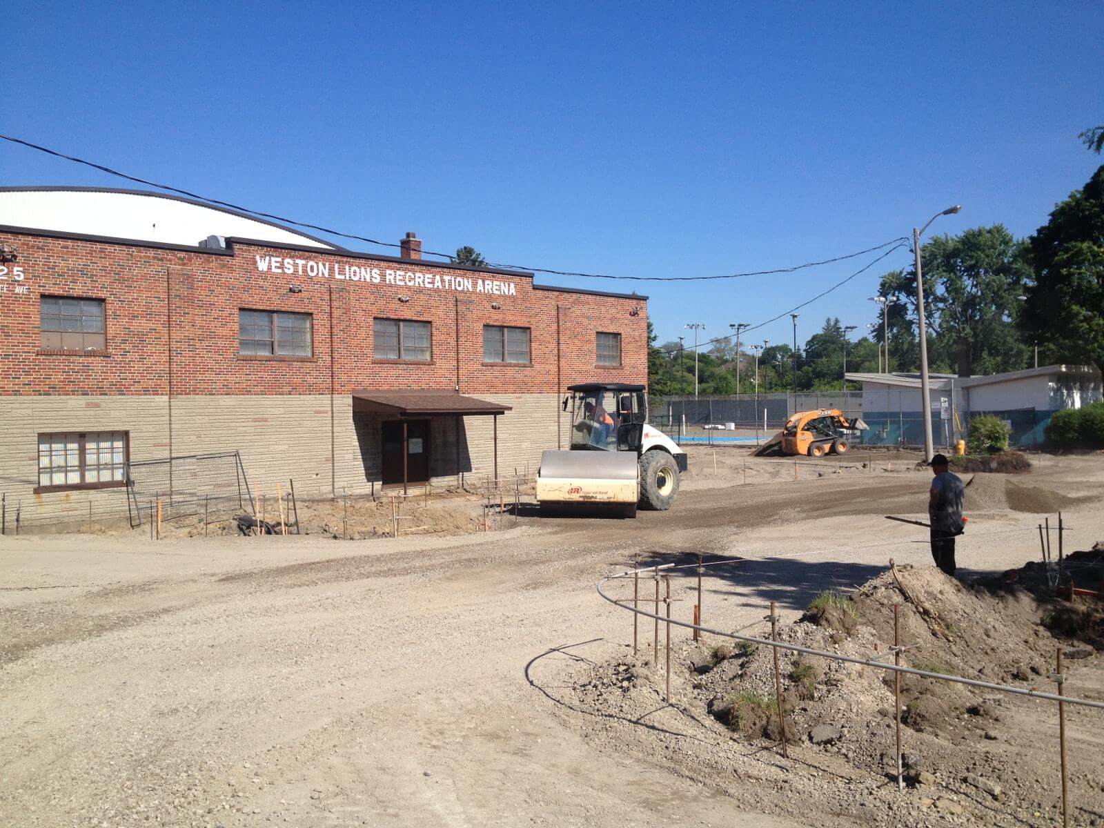 Industrial yard paving